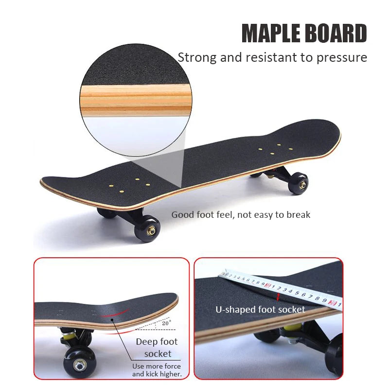 Beginner Maple Longboard Skateboard