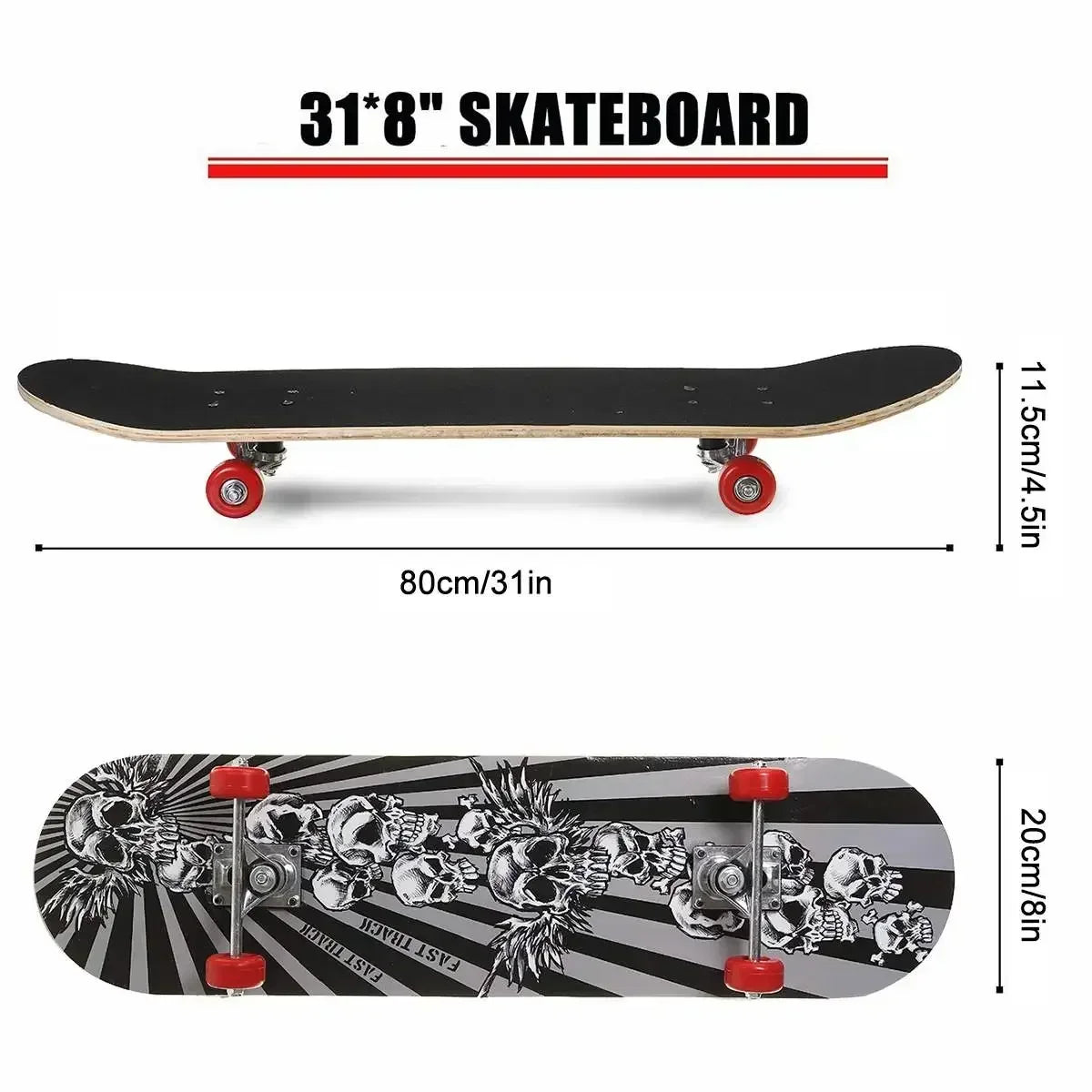 31 inch Maple Skateboard