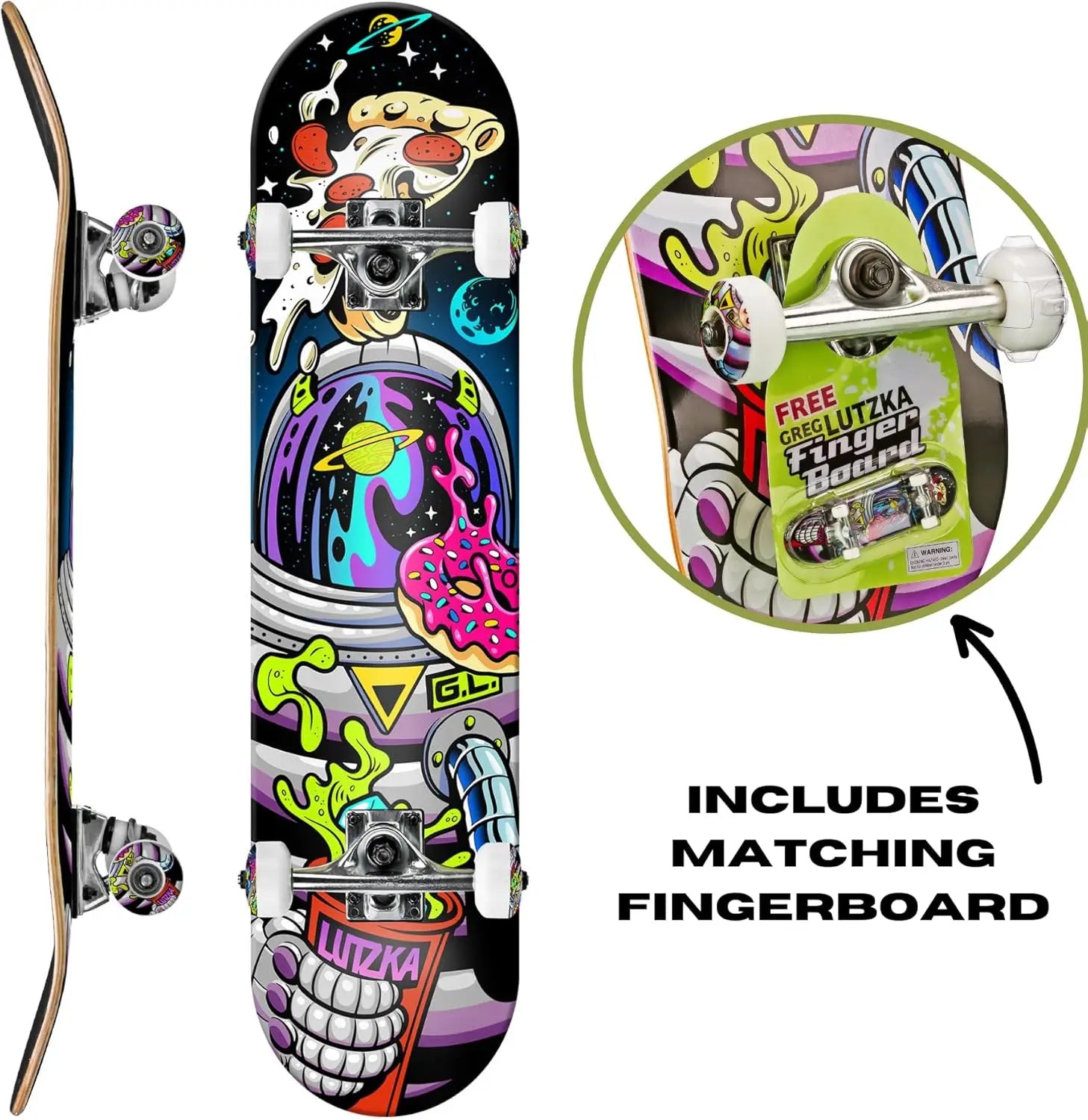 Deluxe Series Maple Wood Skateboard