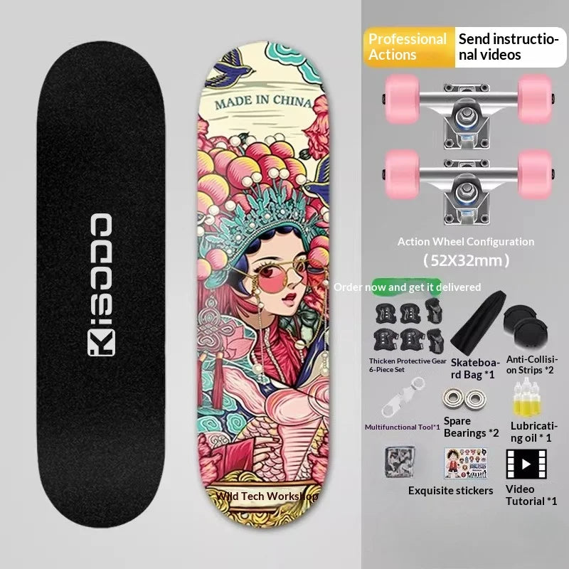Maple Skateboard Cruiser - Pink